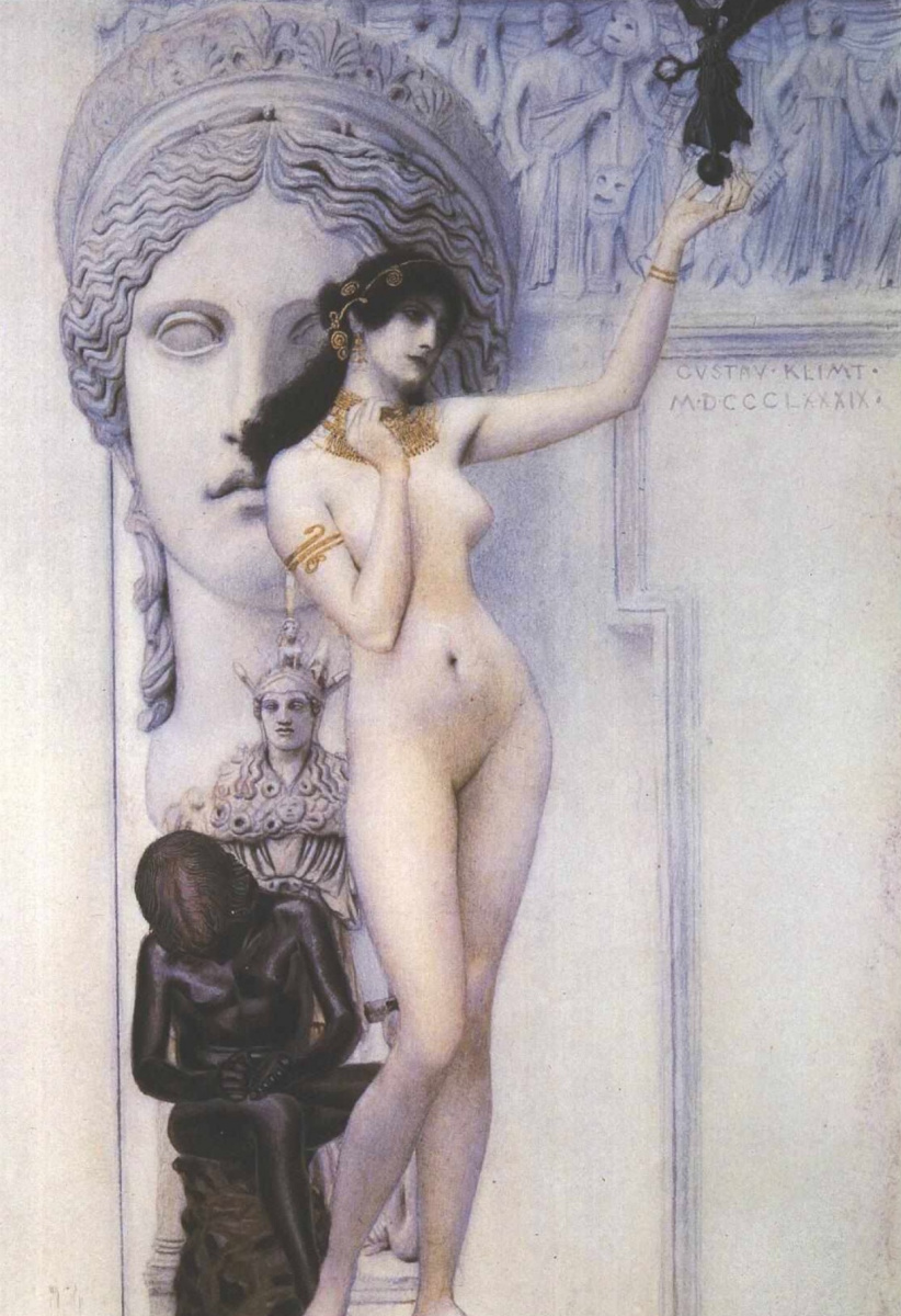 Gustav Klimt. Allegory of sculpture