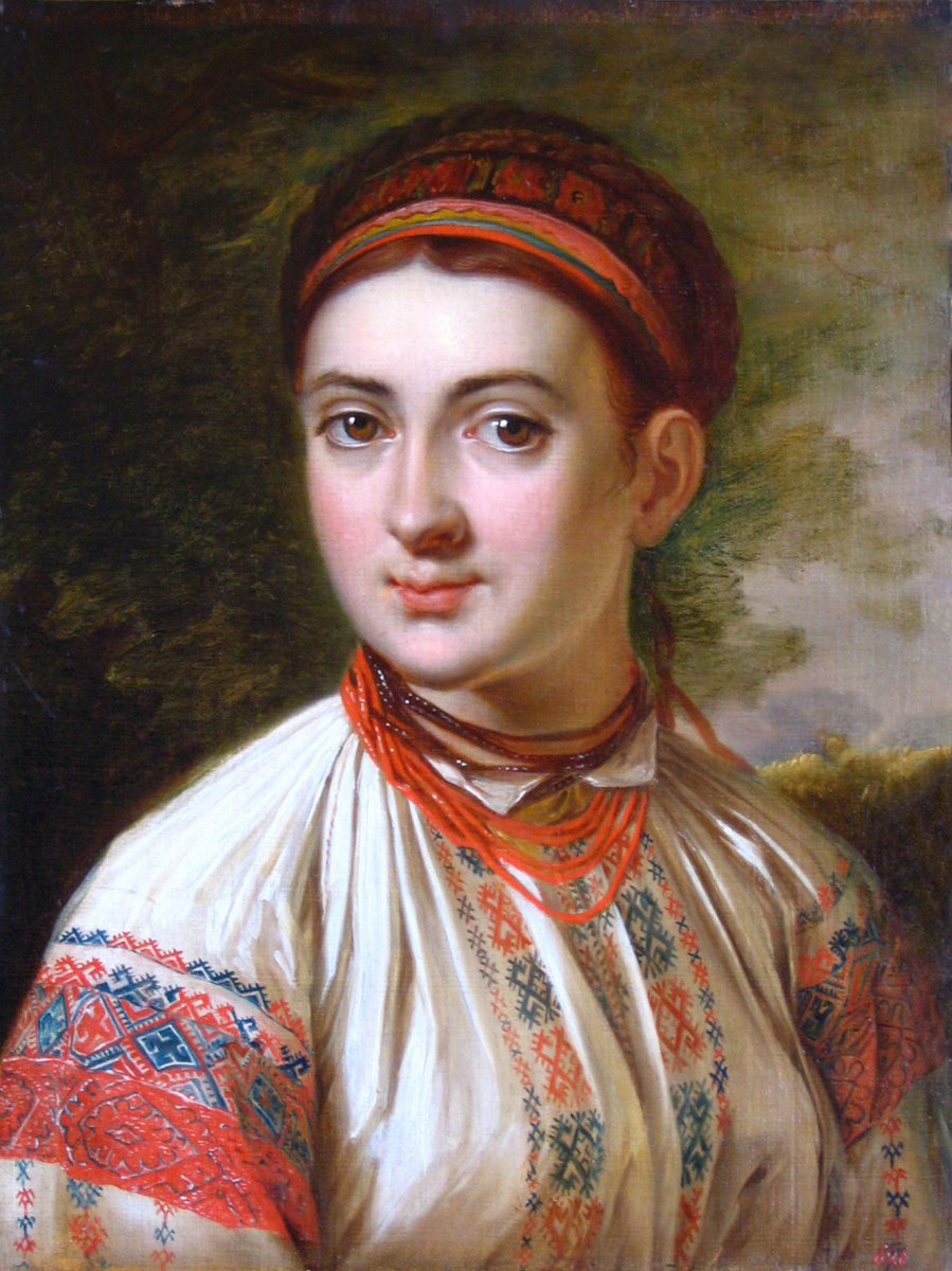 Vasily Andreevich Tropinin. 来自Podolia的一个女孩