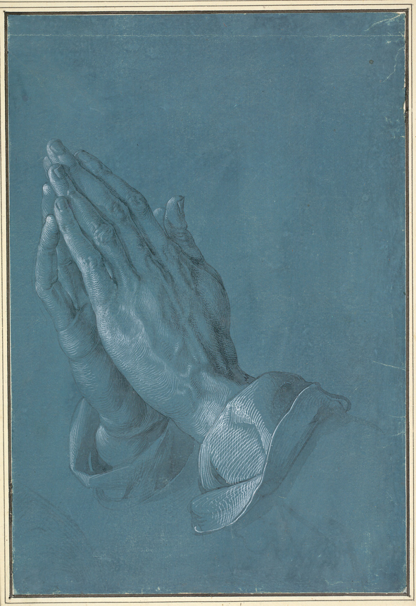 Albrecht Durer. Mani che pregano (mani degli apostoli)