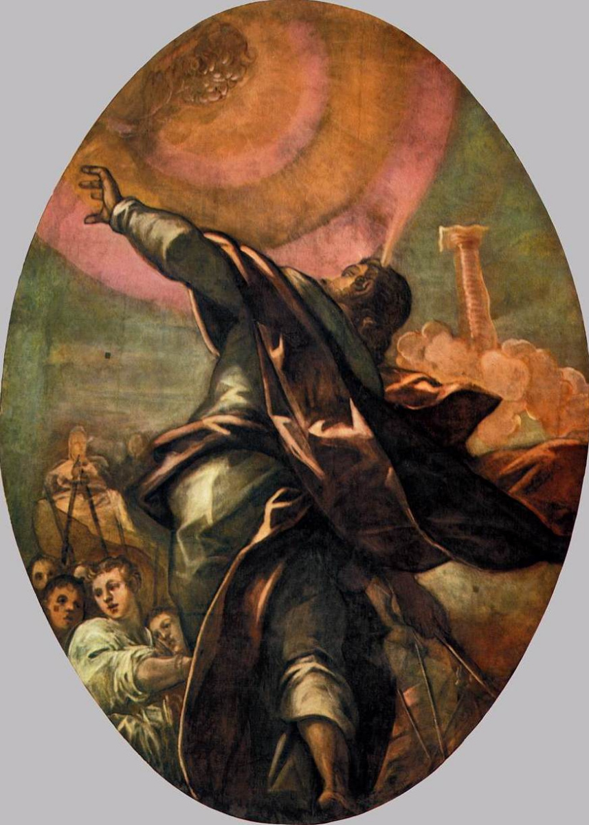 Jacopo (Robusti) Tintoretto. Pillar of fire