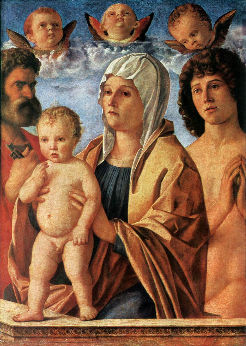 Madonna and Child with Saints Peter and Sebastian