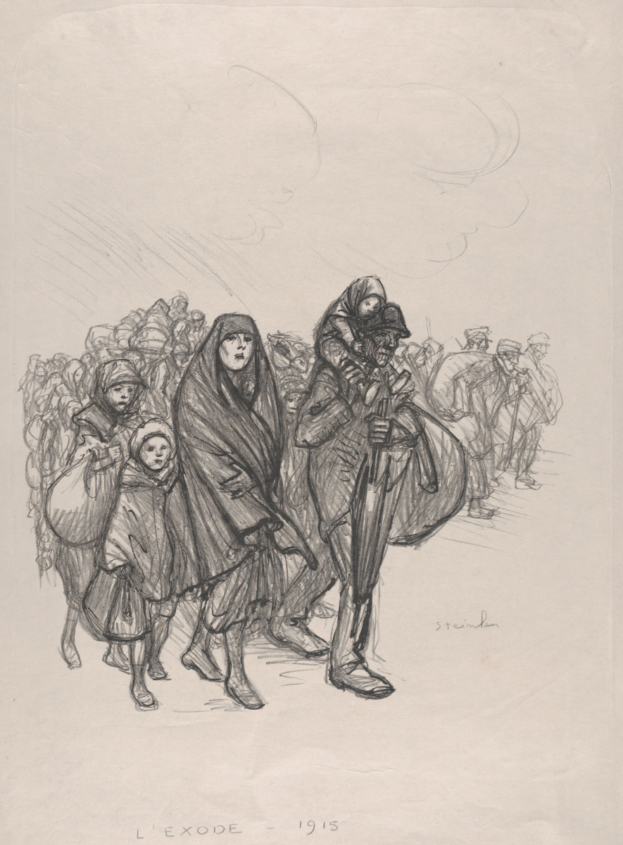 Theophile-Alexander Steinlen. Exodus 1915