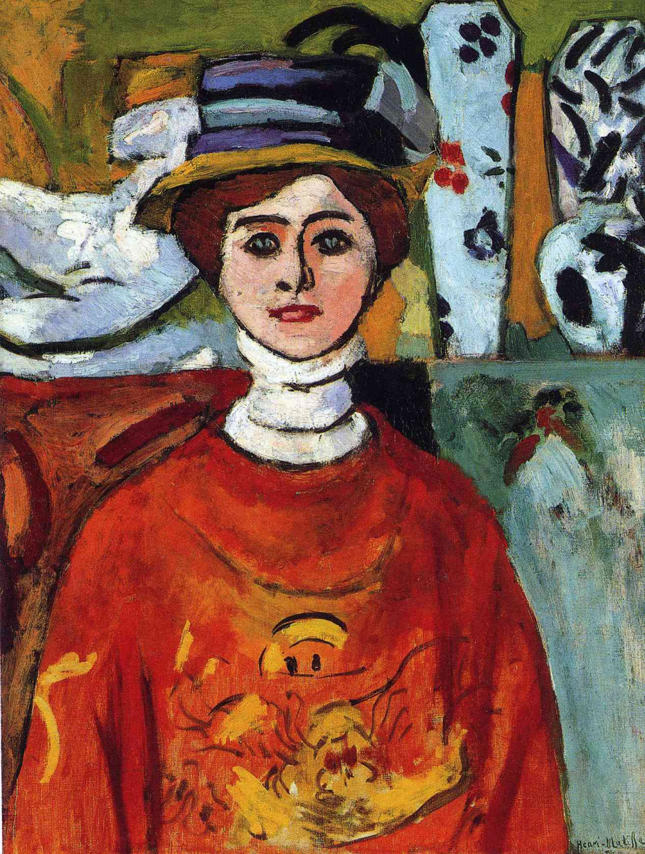 Henri Matisse. The girl with green eyes