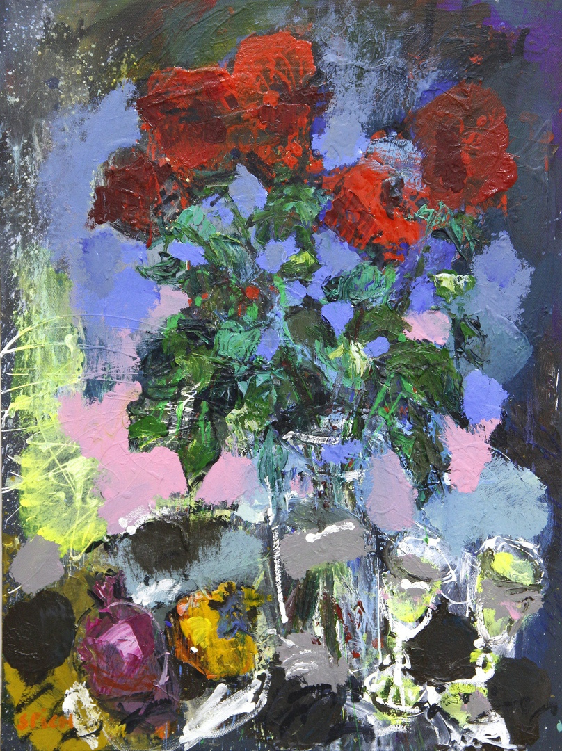 Ilya Pavlovich Spichenkov. Night bouquet