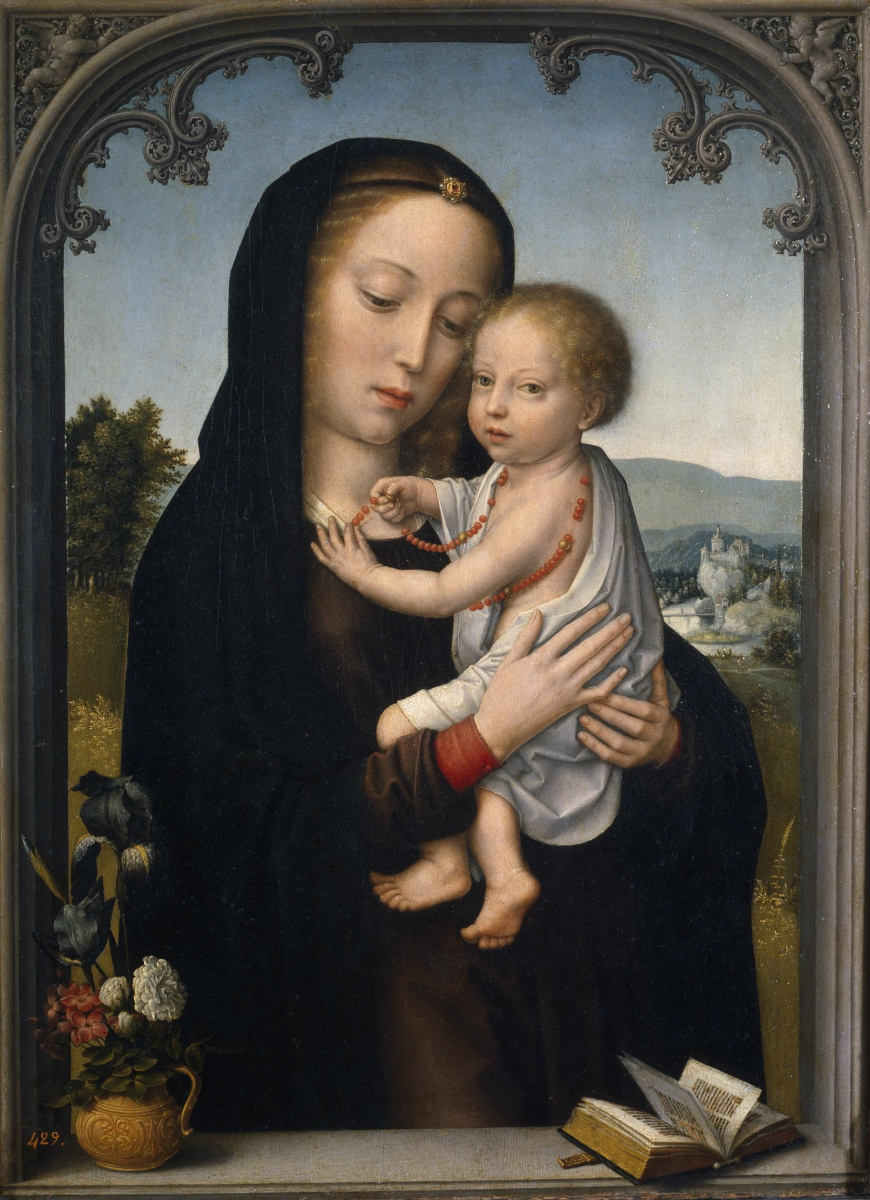 David Gerard. The virgin and child (attributed to Gerard David)