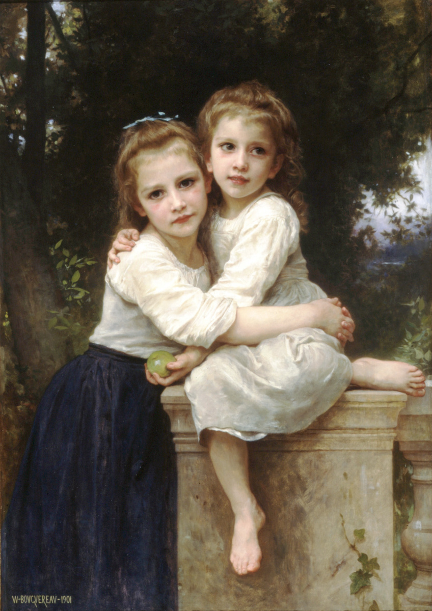 William-Adolphe Bouguereau. Two sisters