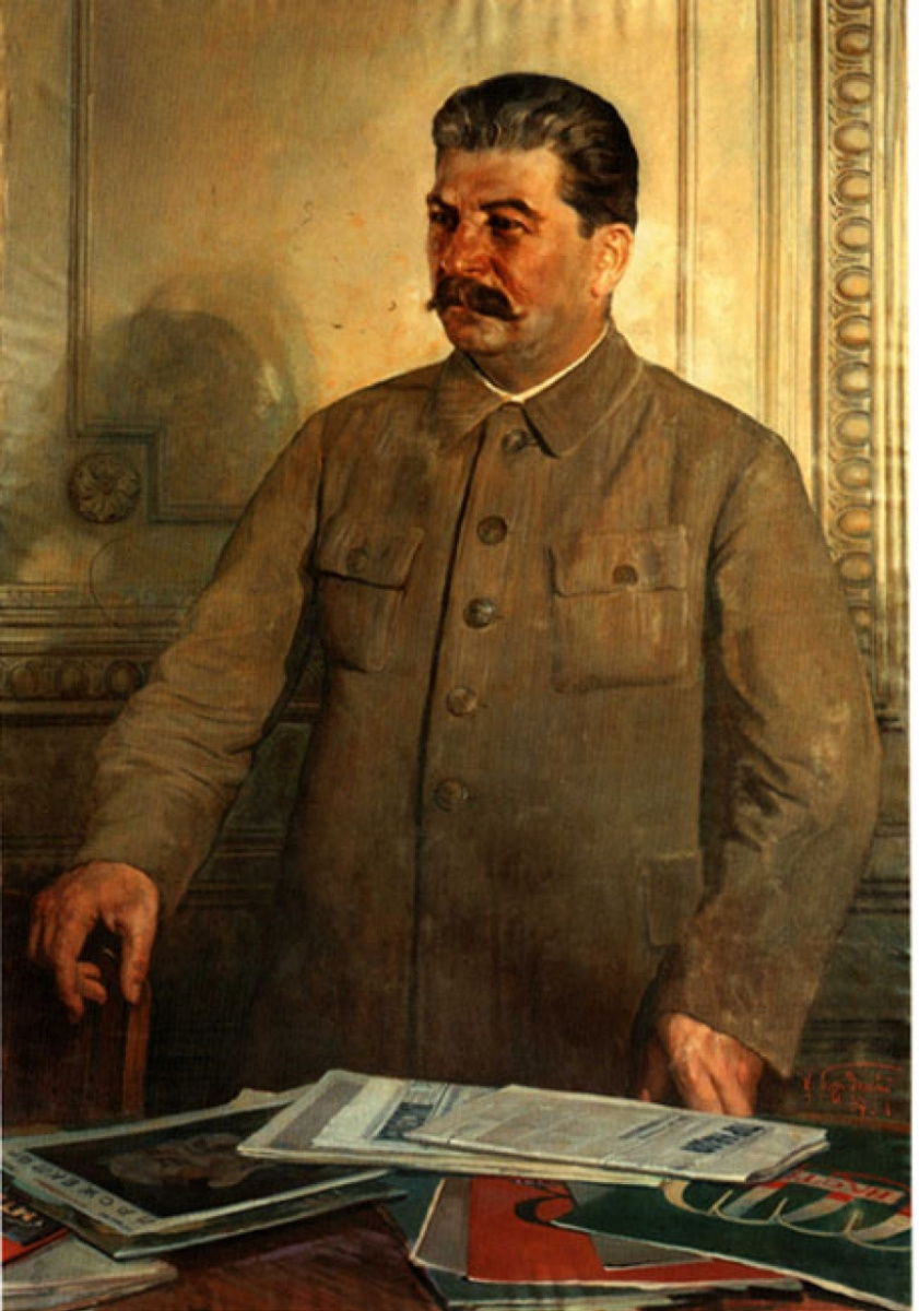 Исаак Израилевич Бродский. Stalin al Cremlino