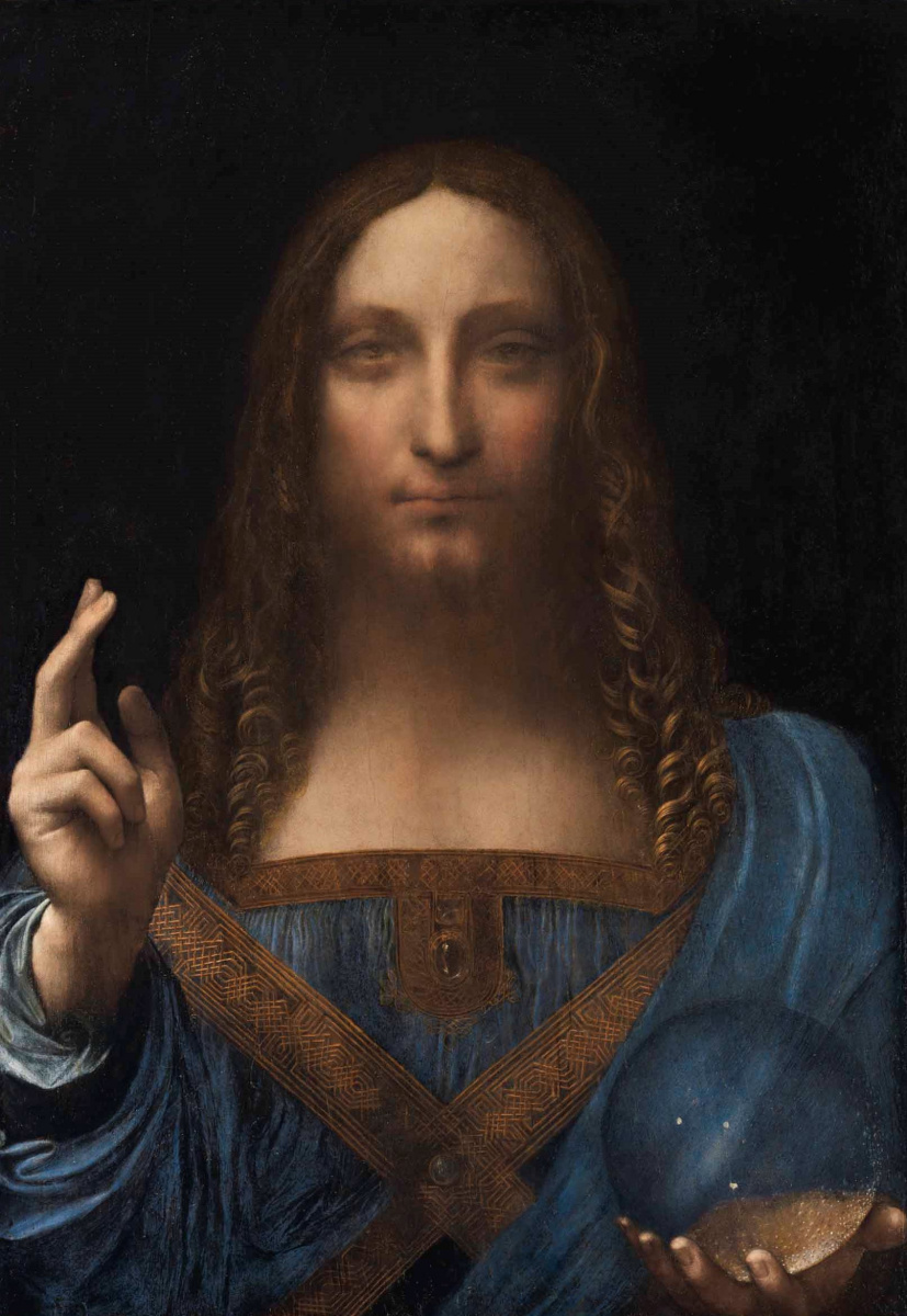 Leonardo da Vinci. Salvatore del mondo (Salvator Mundi)