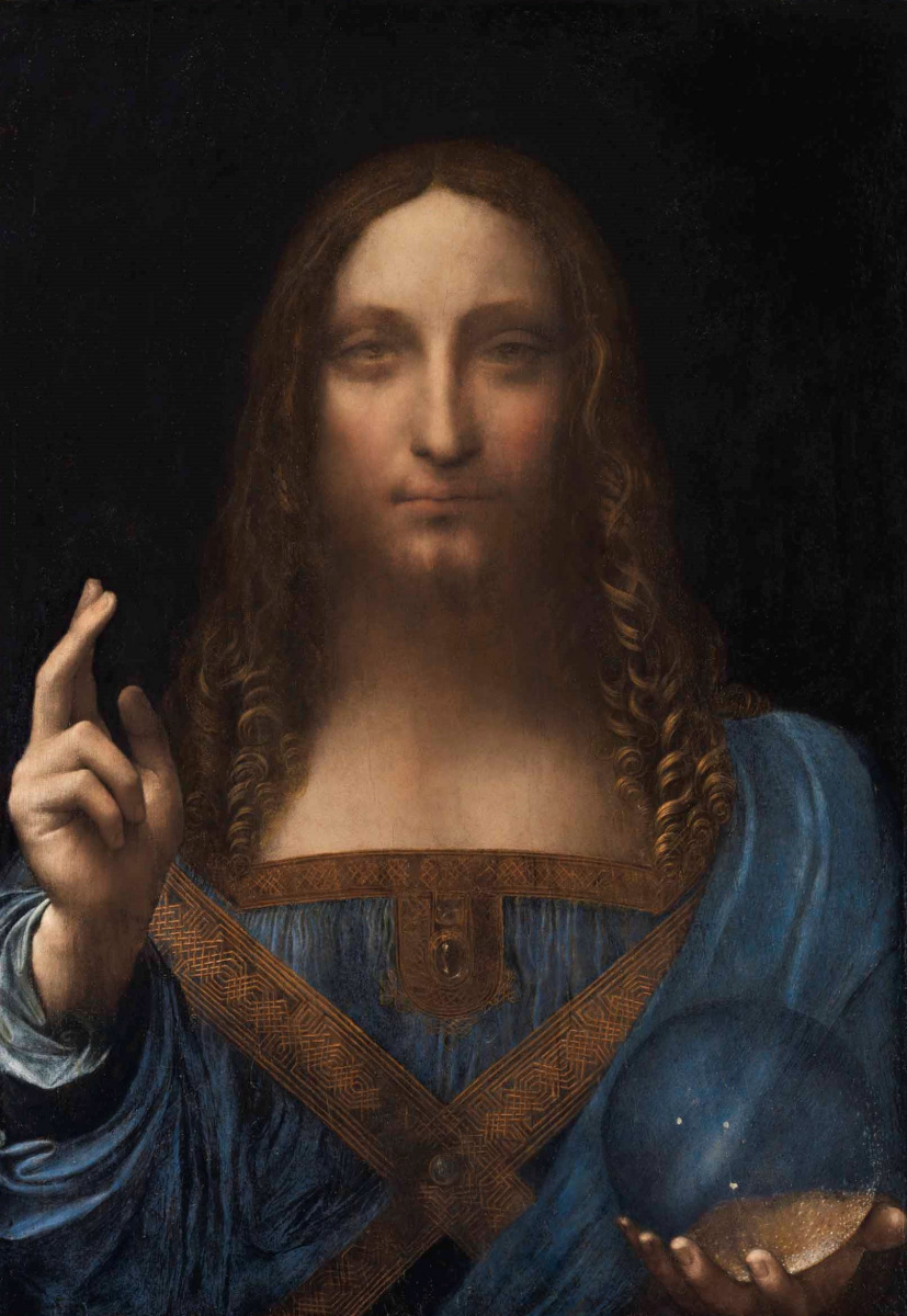 Leonardo da Vinci. Sauveur du monde (Salvator Mundi)