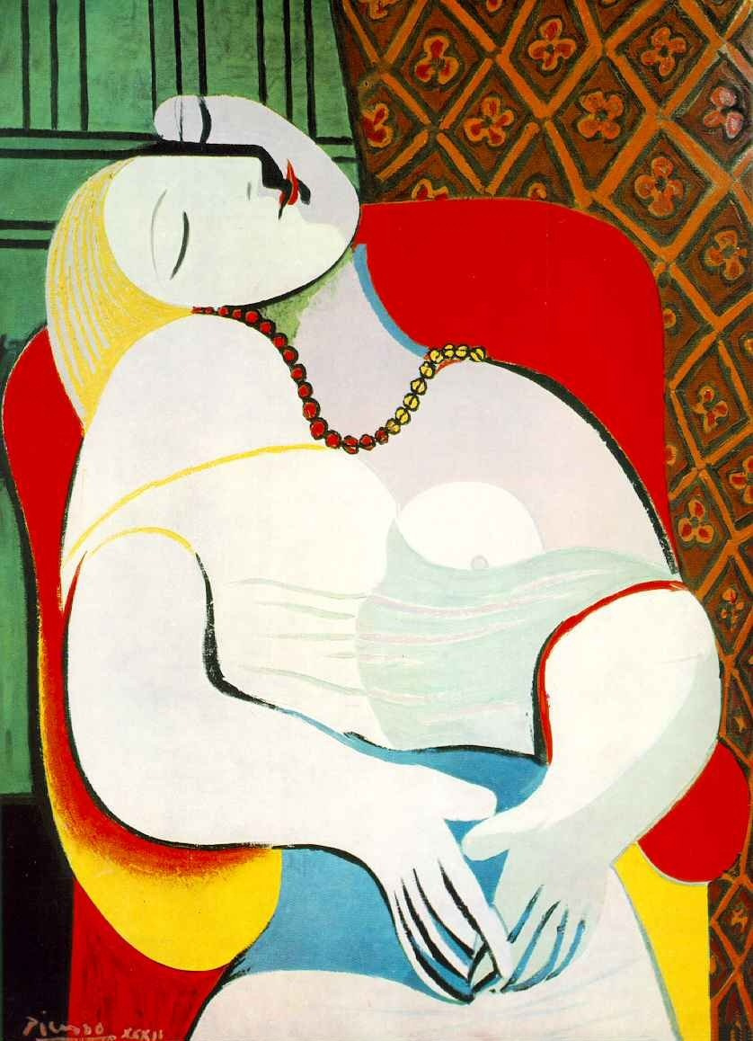 Pablo Picasso. Sleep. Marie-Therese Walter