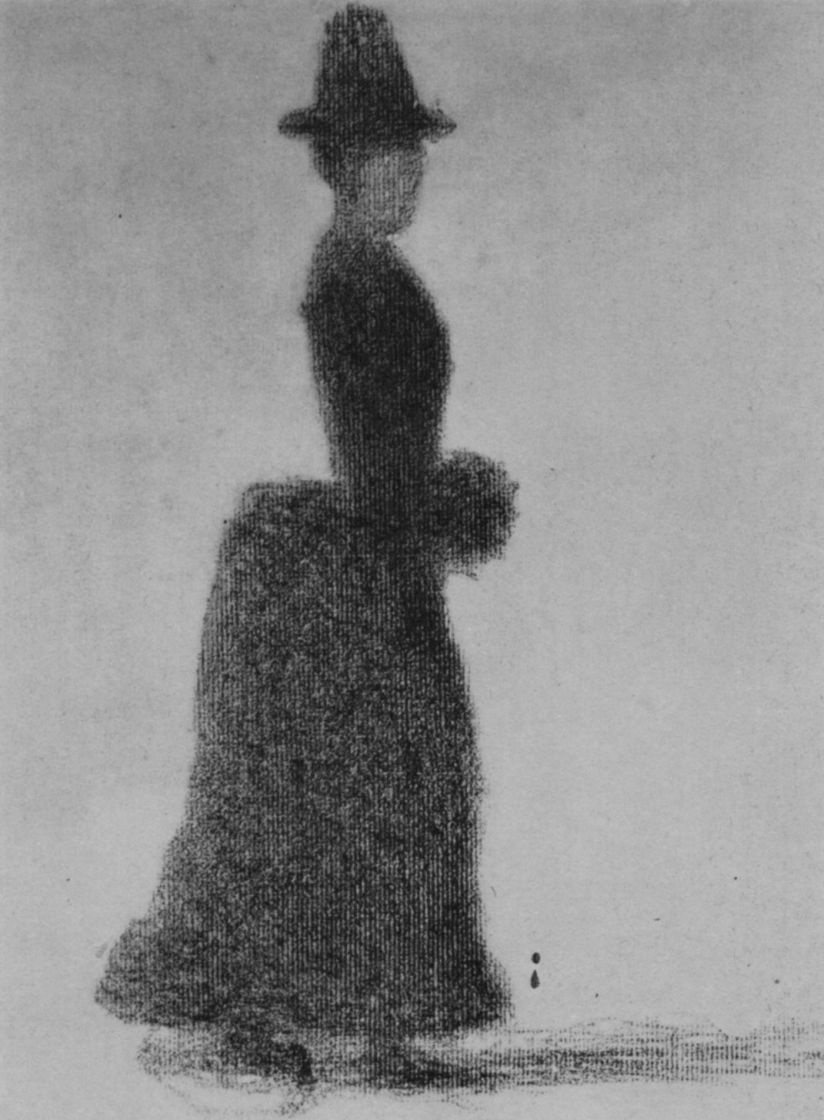 Georges Seurat. Woman with clutch