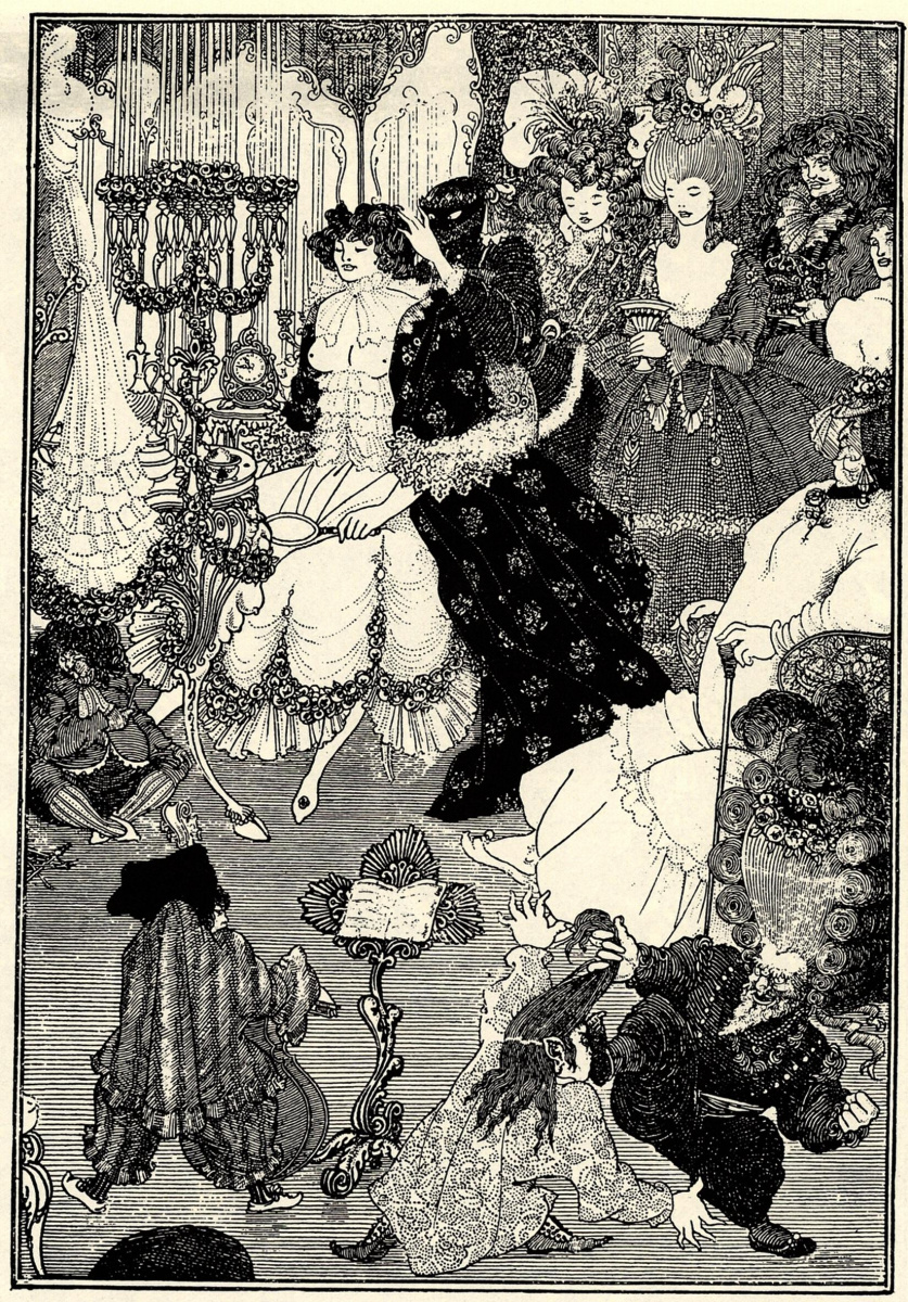 Aubrey Beardsley. Elena's toilet