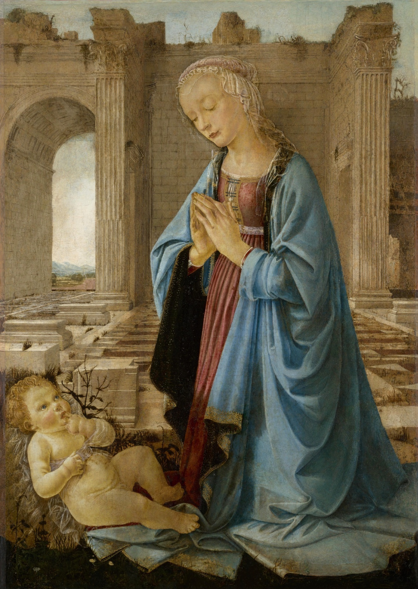 Andrea del Verrocchio. Madonna and Child Jesus (Madonna of Ruskin)