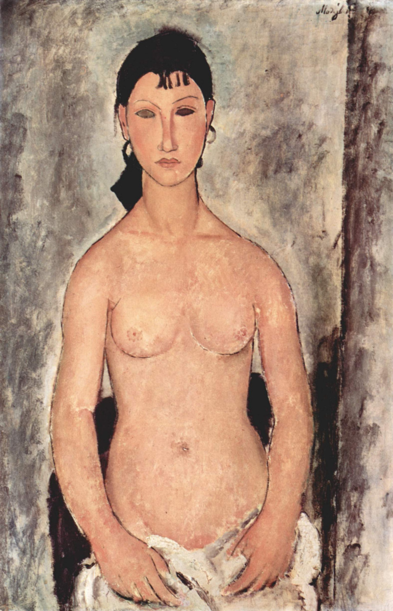 Amedeo Modigliani. Standing Nude (Elvira)