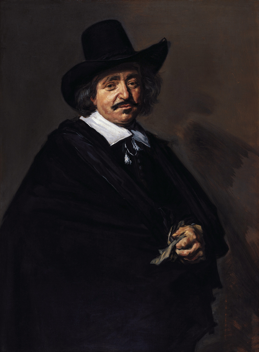 Портрет мужчины с перчаткой в левой руке