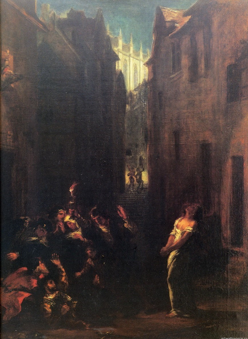 Eugene Delacroix. Death Valentine