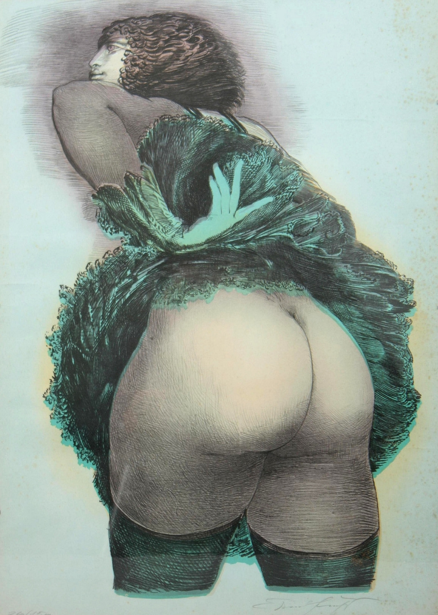 Ernst Fuchs. Erotic view