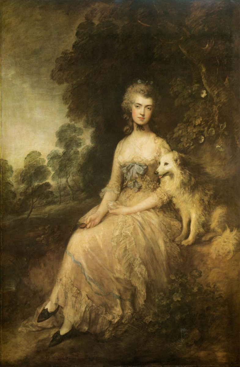 Thomas Gainsborough. Portrait of Mrs. Mary Robinson ("Loss")