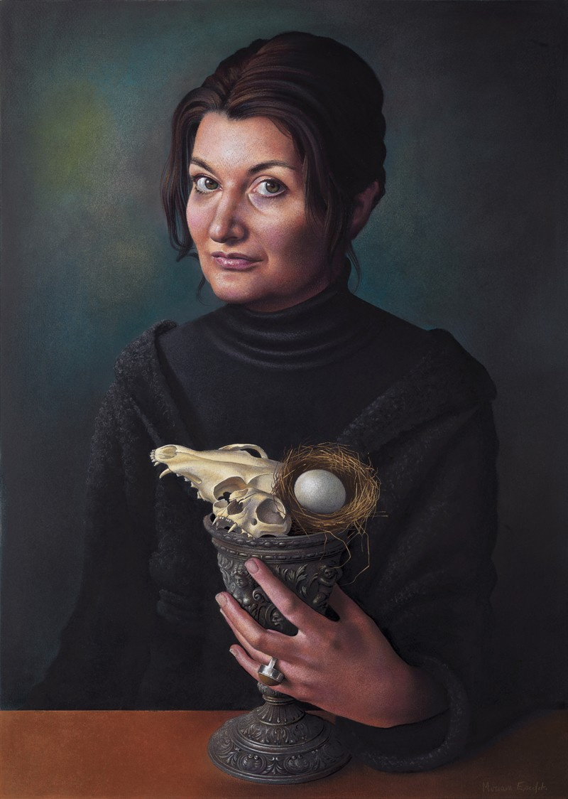 Miriam Eskofet. Vanitas - Self Portrait