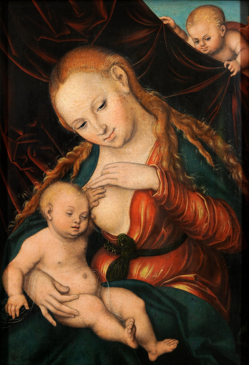 Lucas Cranach the Elder. Madonna Nursing The Child