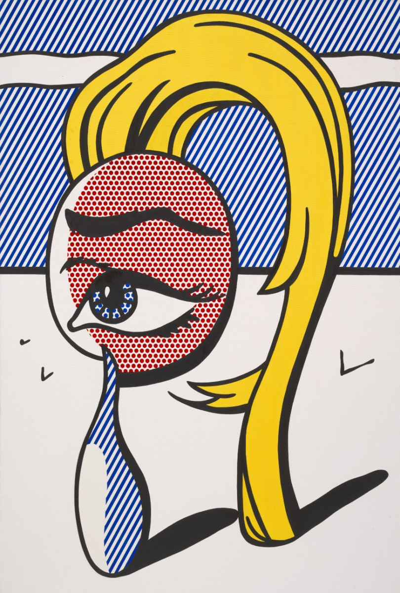 Roy Lichtenstein. The girl with a tear I