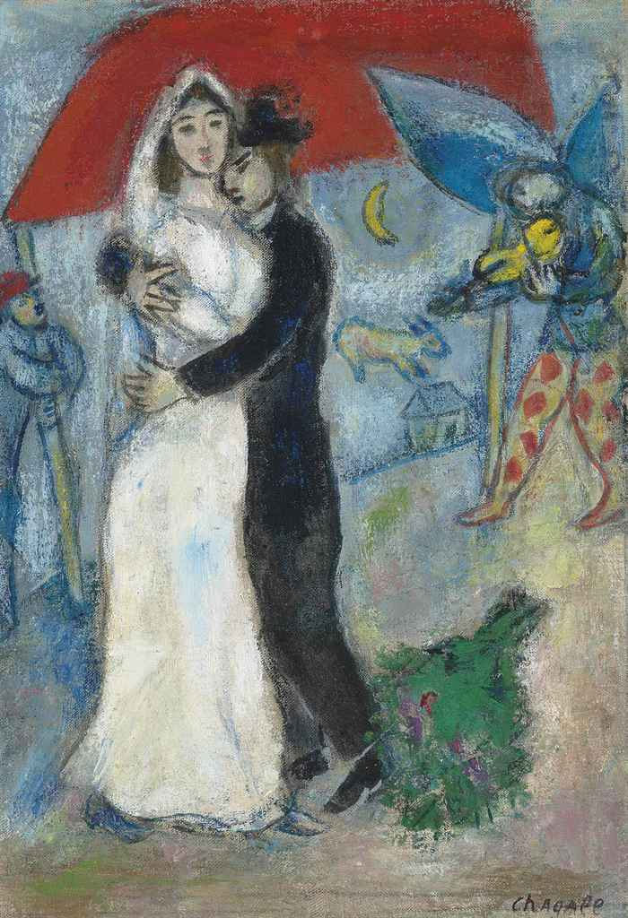 Marc Chagall. Dosel rojo