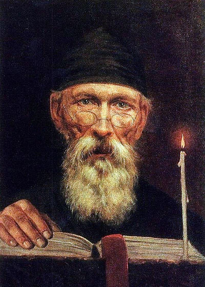 Василий Андреевич Тропинин. Монах со свечой