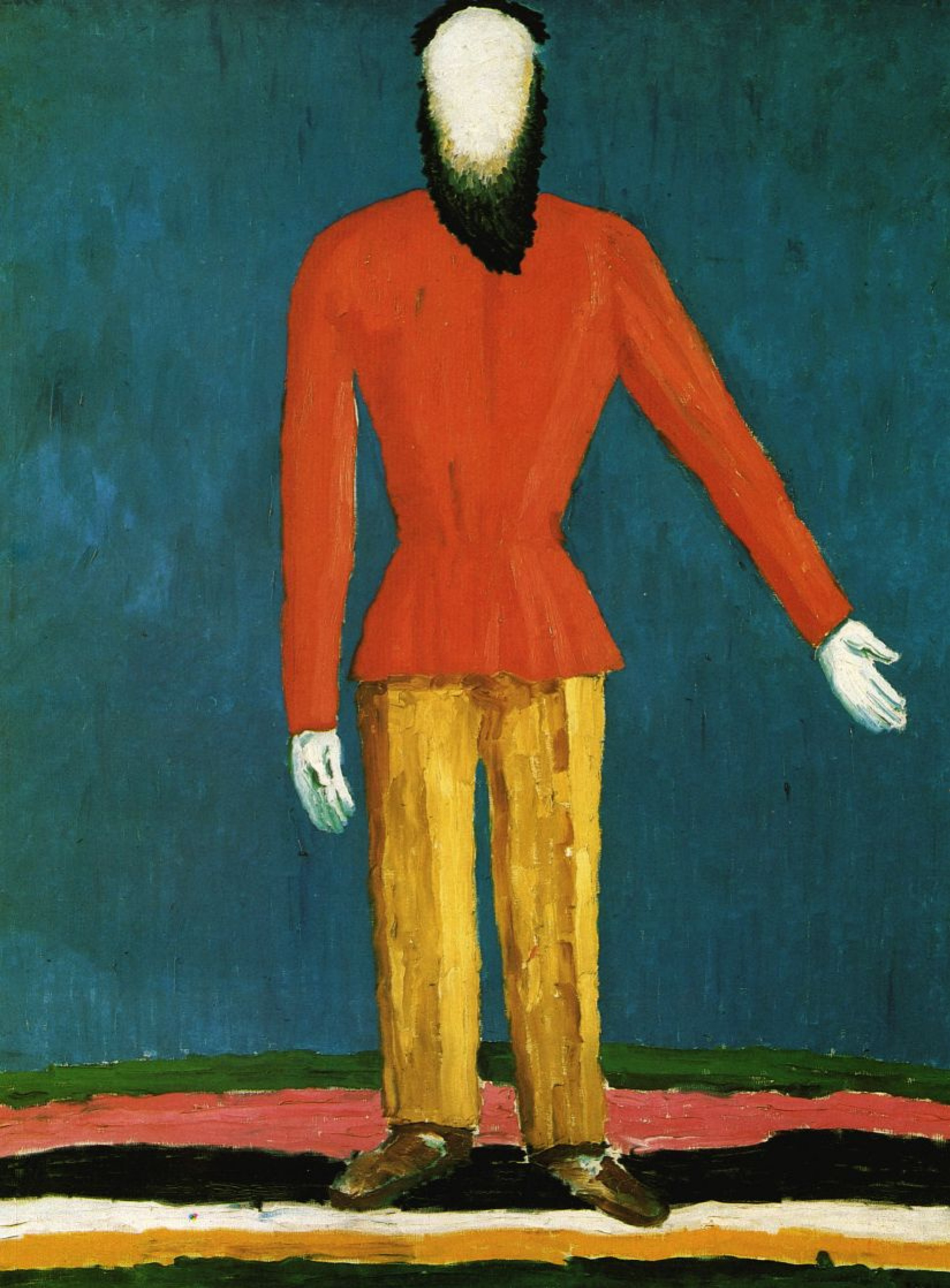 The farmer, 1932, 99×129 cm by Kazimir Malevich: History, Analysis