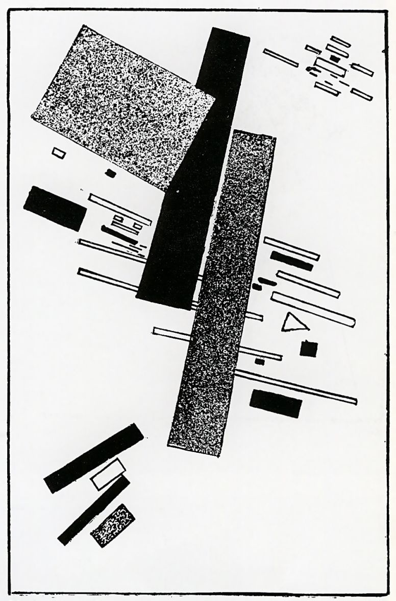 Kazimir Malevich. Lithograph from the album "Suprematism. 34 of drawing"