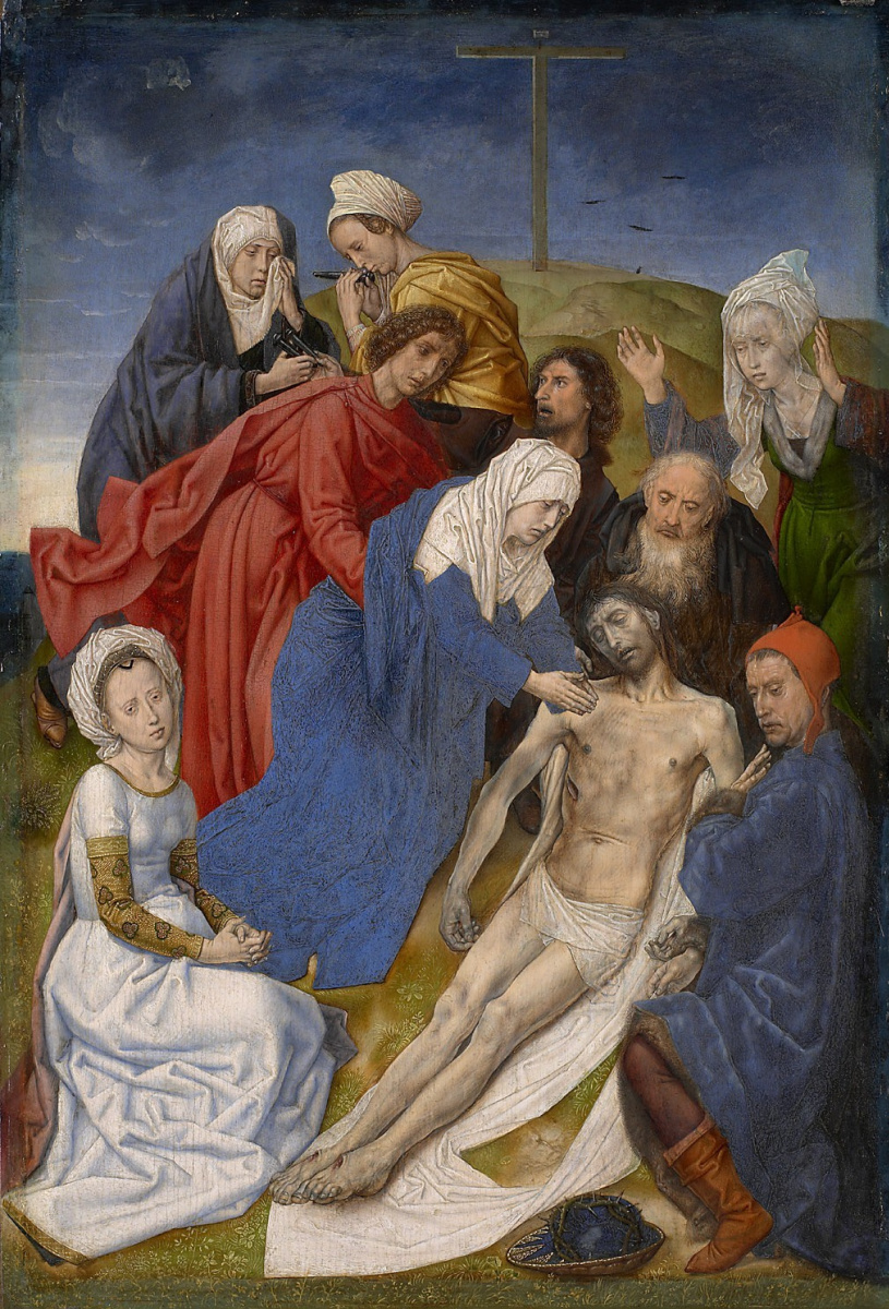 Hugo van der Gus. Lamentation Of Christ