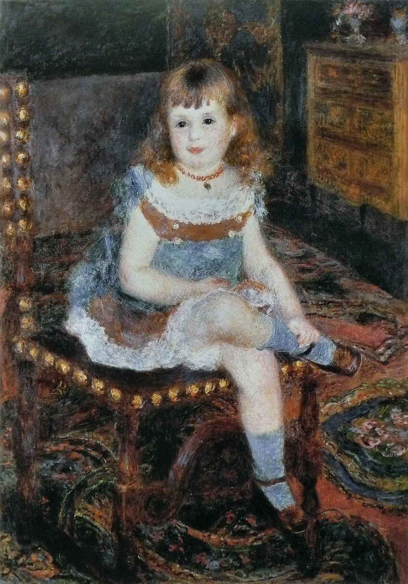 Pierre-Auguste Renoir. Portrait of Mademoiselle Charpentier Georgetti