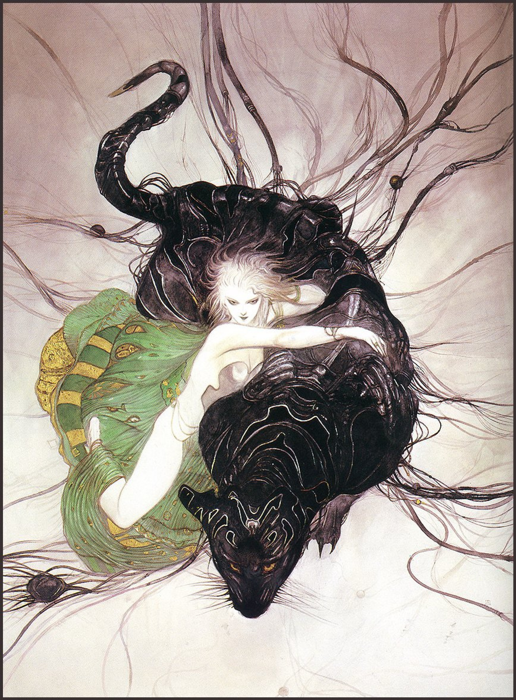 Hand drawn fantasy Amano Еситака115 by Yoshitaka Amano: History