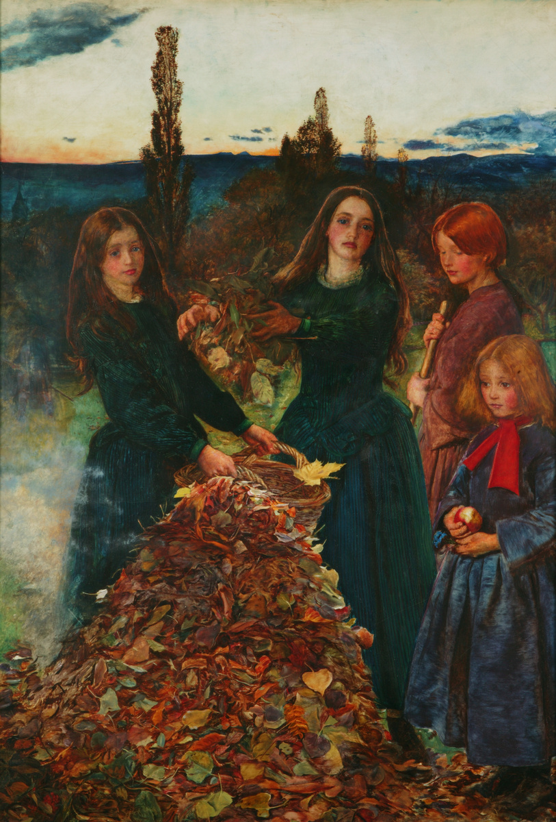 John Everett Millais. Autumn leaves