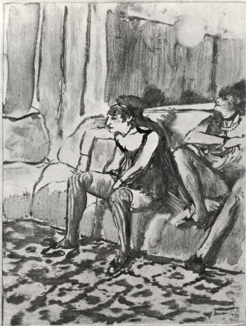 Edgar Degas. Two women
