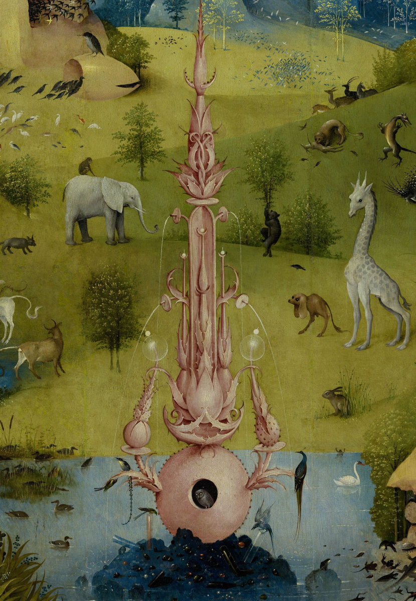 Hieronymus Bosch. Jardin des plaisirs terrestres. Vantail gauche. Fragment