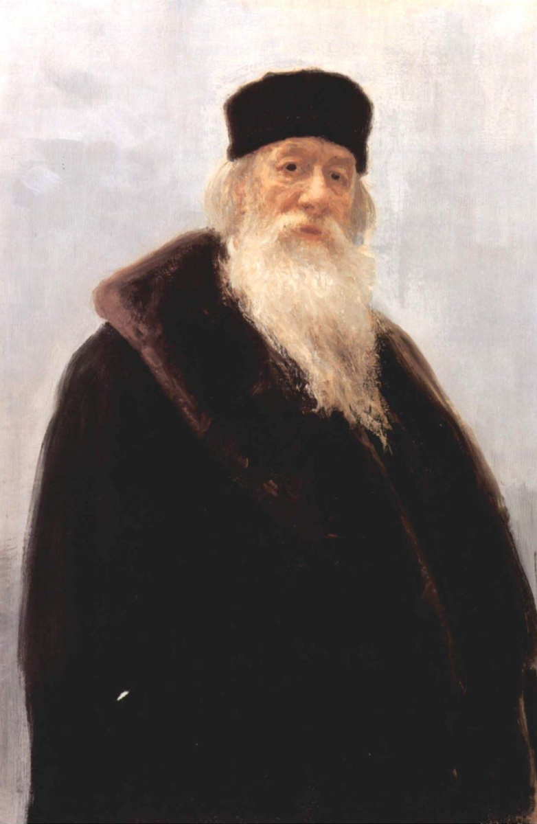 Ilya Efimovich Repin. Portrait of Vladimir Vasilievich Stasov, art and music critic, historian of art