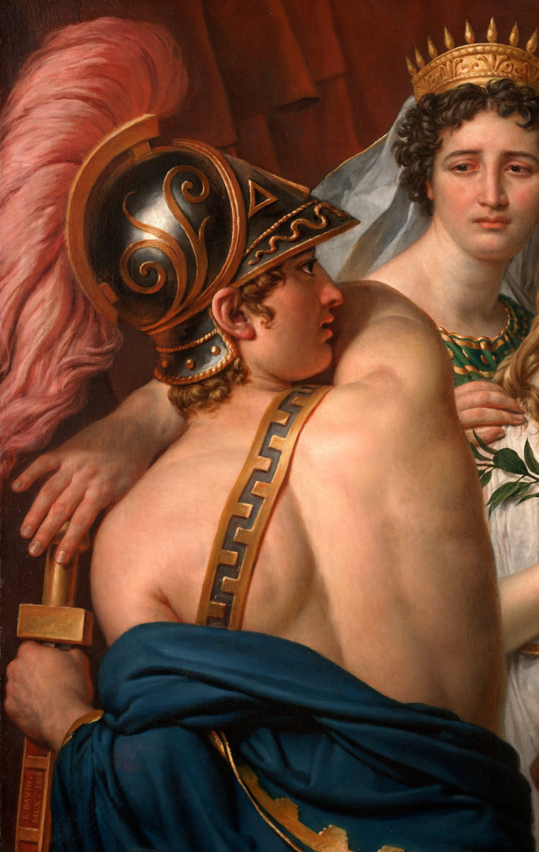 Jacques-Louis David. 愤怒的阿基里斯. 碎片二