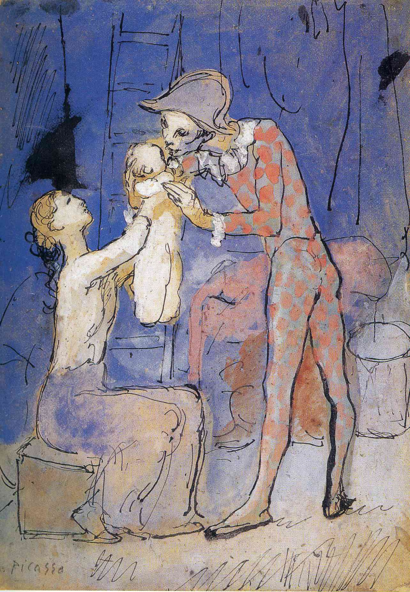 Pablo Picasso. The Family Of Harlequin