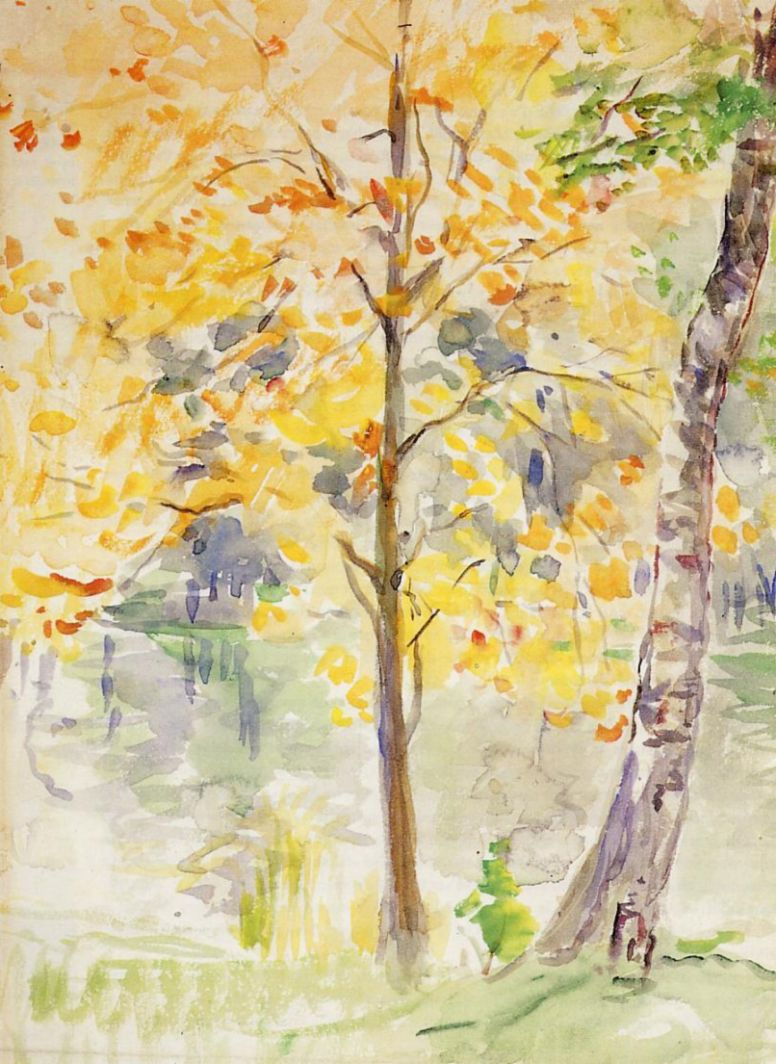 Berthe Morisot. Fall colors in the Bois de Boulogne