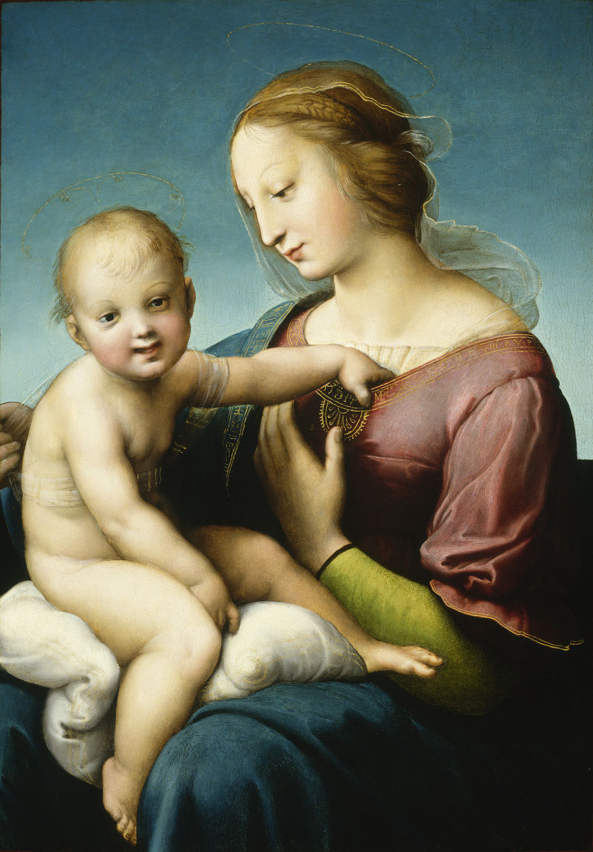 Raphael Sanzio. Large Cowper Madonna