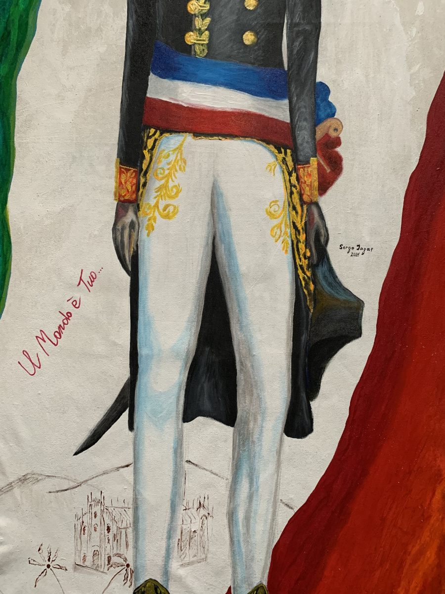 Портрет первого президента Итальянской республики Наполеона Бонапарта