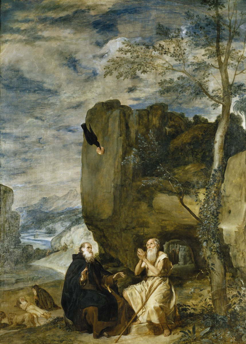 Diego Velazquez. St. Anthony visits St. Paul's