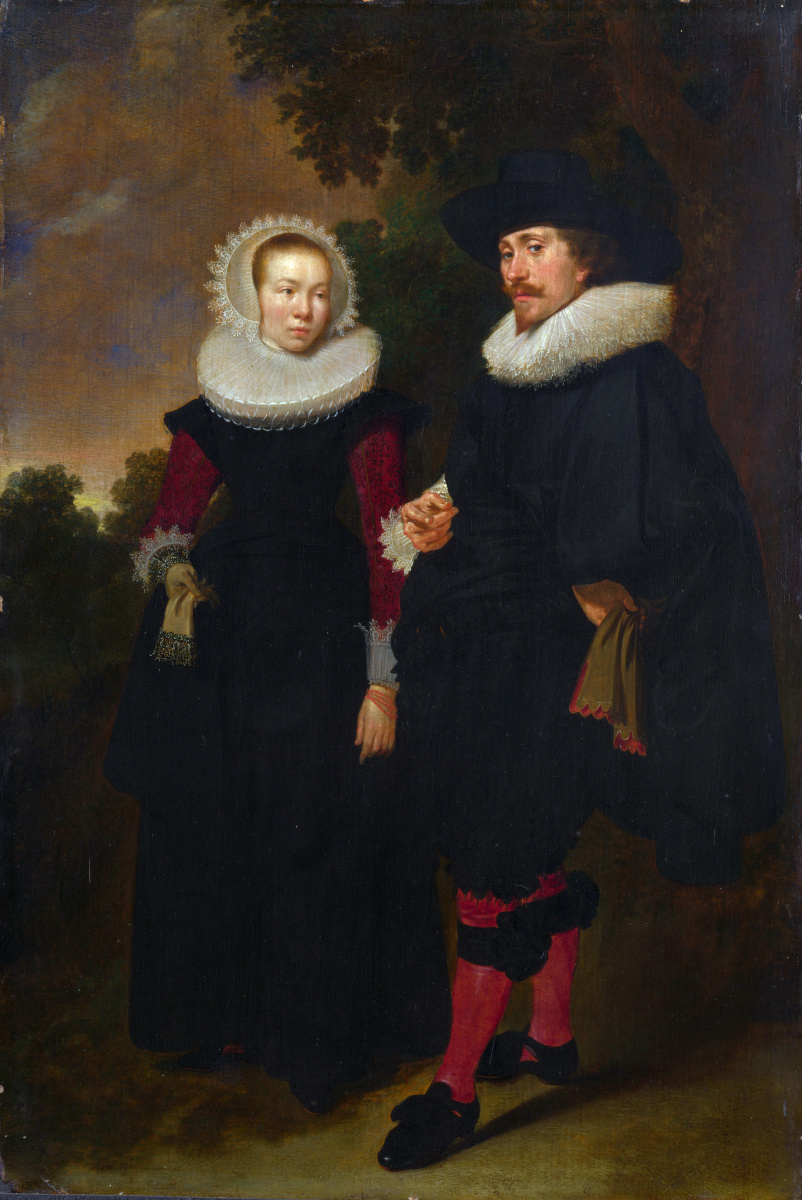 Dutch. Portrait of a man and a woman