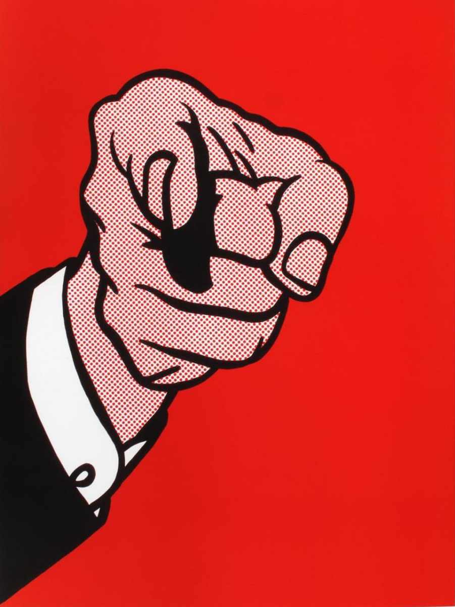 Roy Lichtenstein. Hey, you