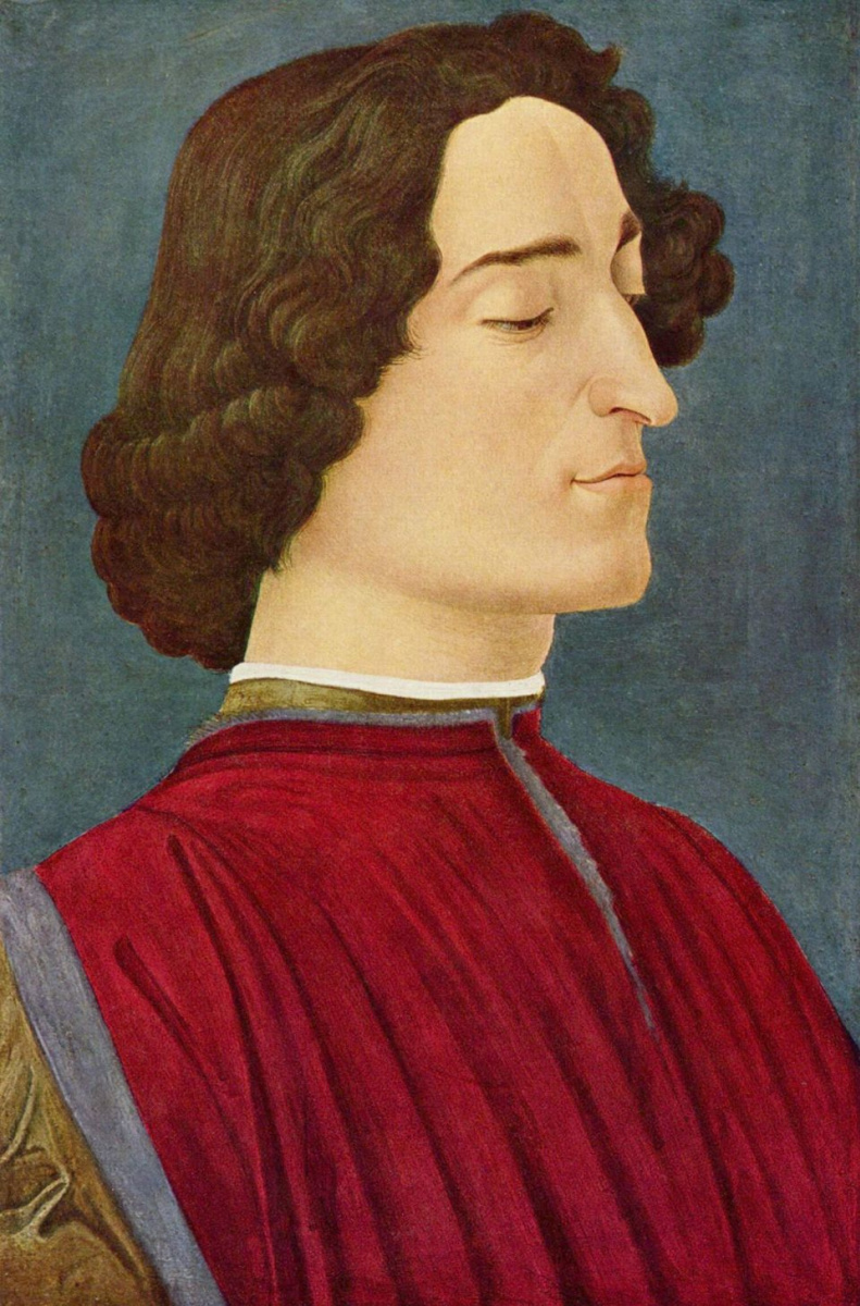 Sandro Botticelli. Portrait Of Giuliano De ' Medici