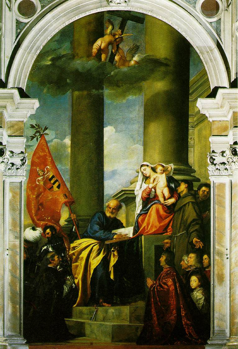 Titian Vecelli. Madonna Pesaro