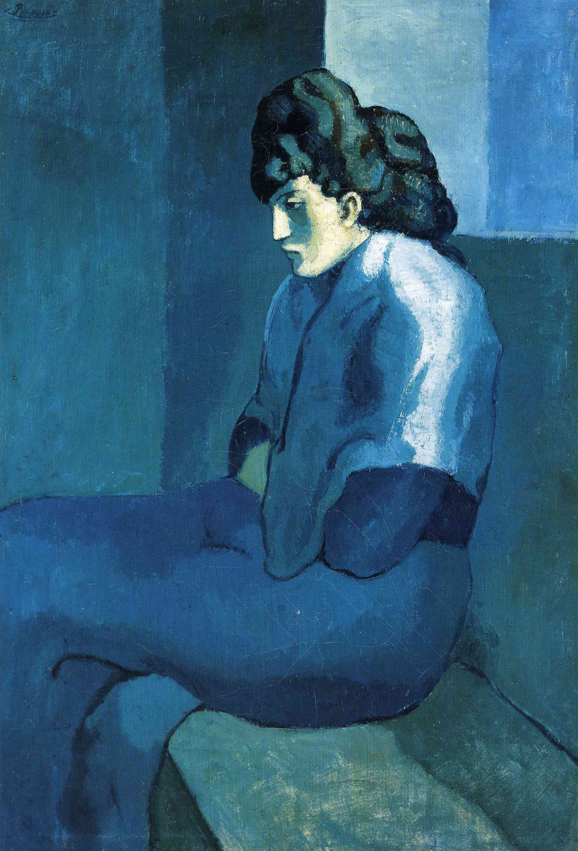 Pablo Picasso. Melancholic woman