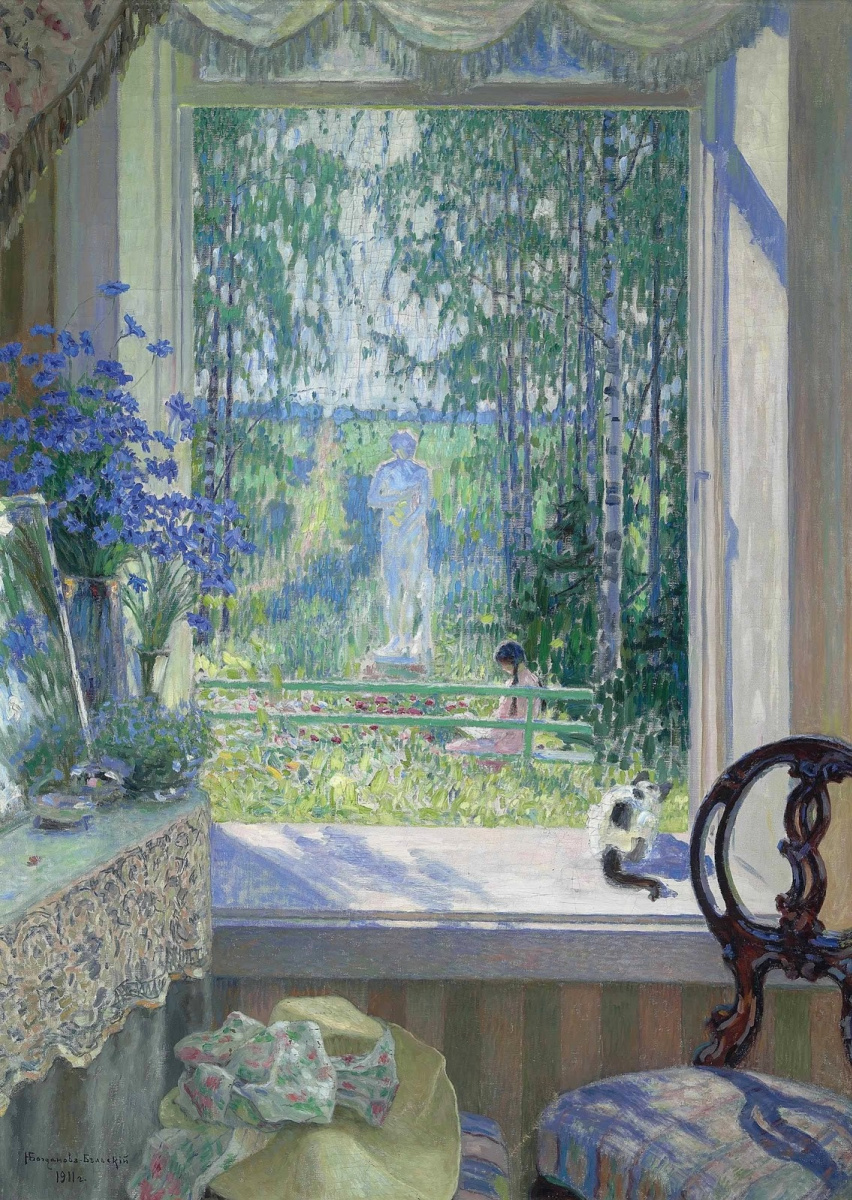 Nikolay Petrovich Bogdanov-Belsky. Open window to the garden