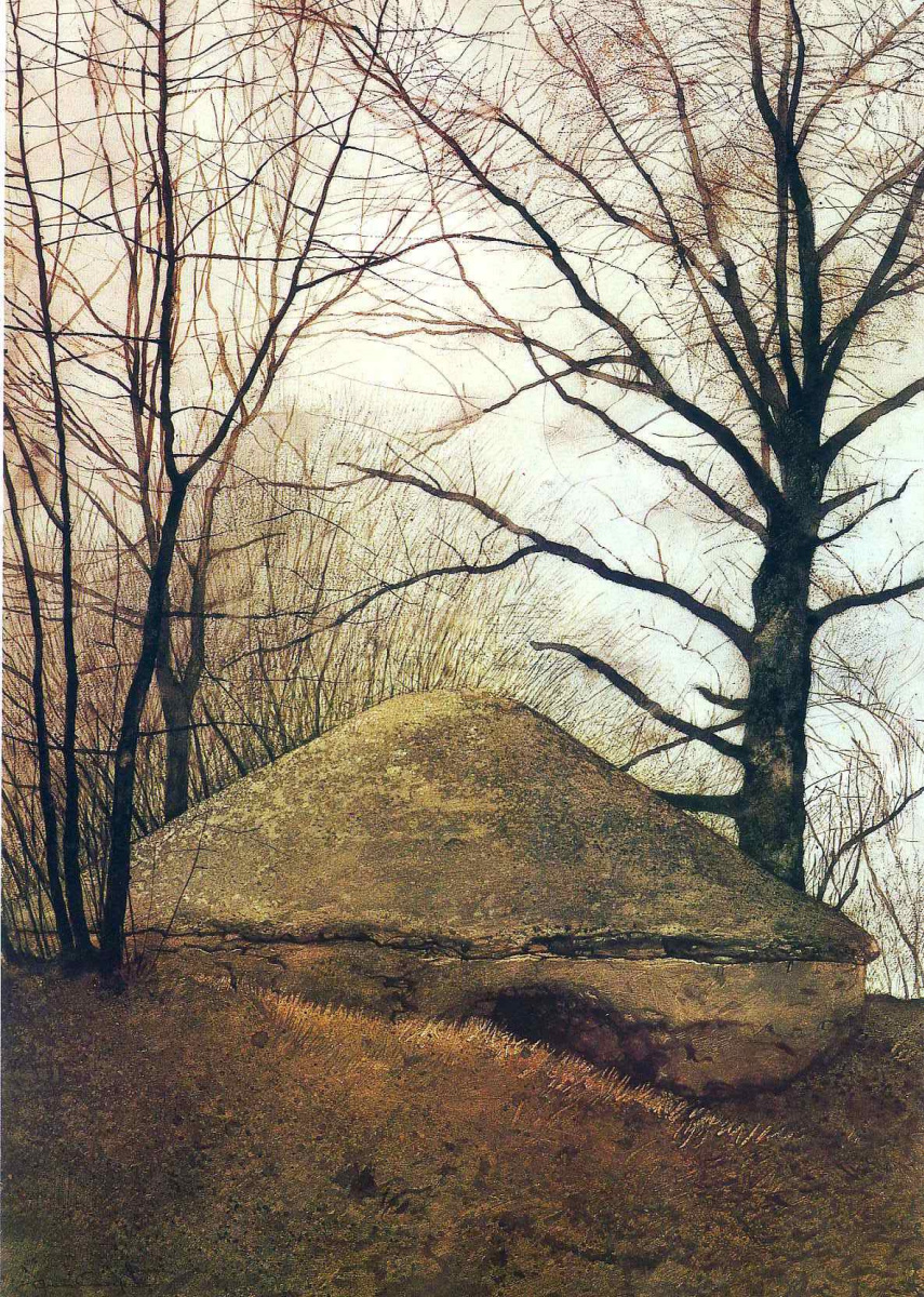 Jamie Wyeth. Root cellar