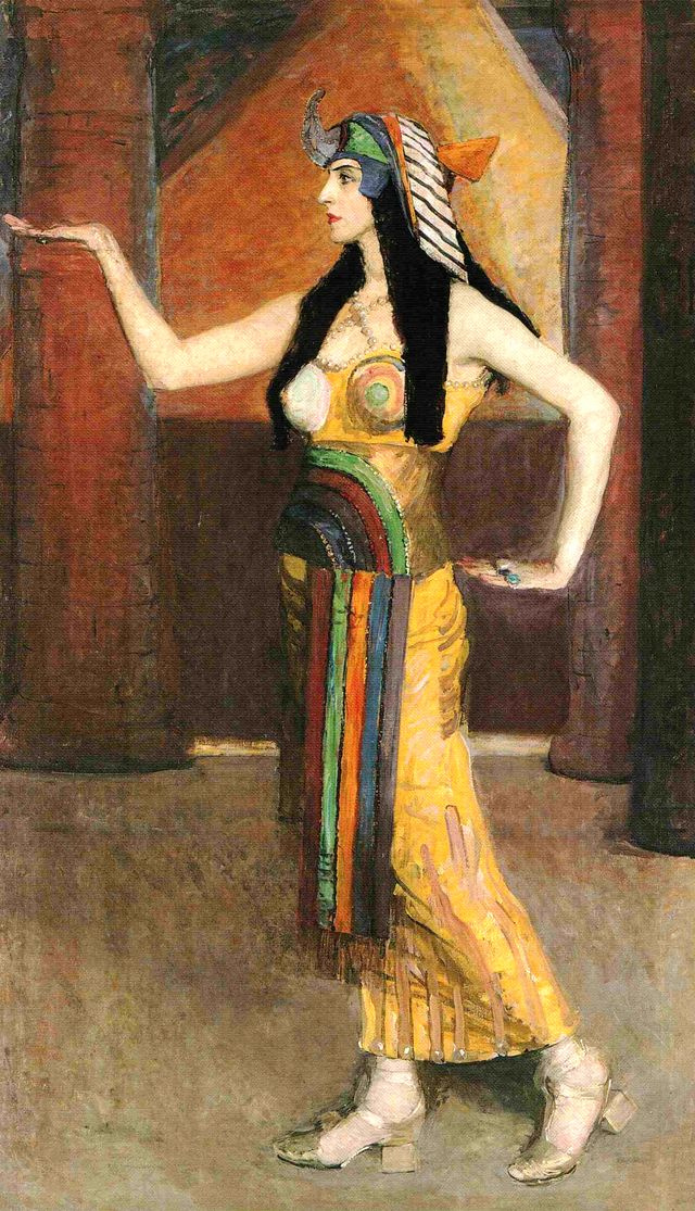 Sonia Delaunay. Costume di Cleopatra per la messa in scena di "Russi stagioni" di Diaghilev